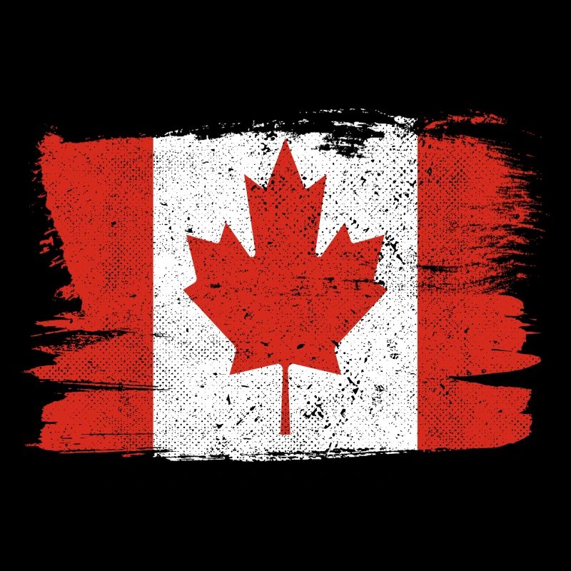 Canada Bandiera drapeau paix Vintage