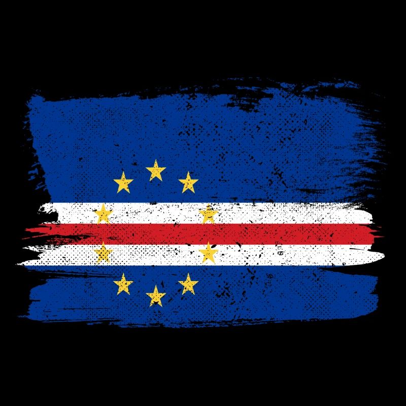 Cap-Vert drapeau drapeau paix Vintage