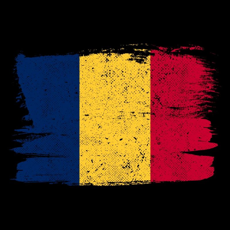 Drapeau du Tchad Drapeau de la paix Vintage