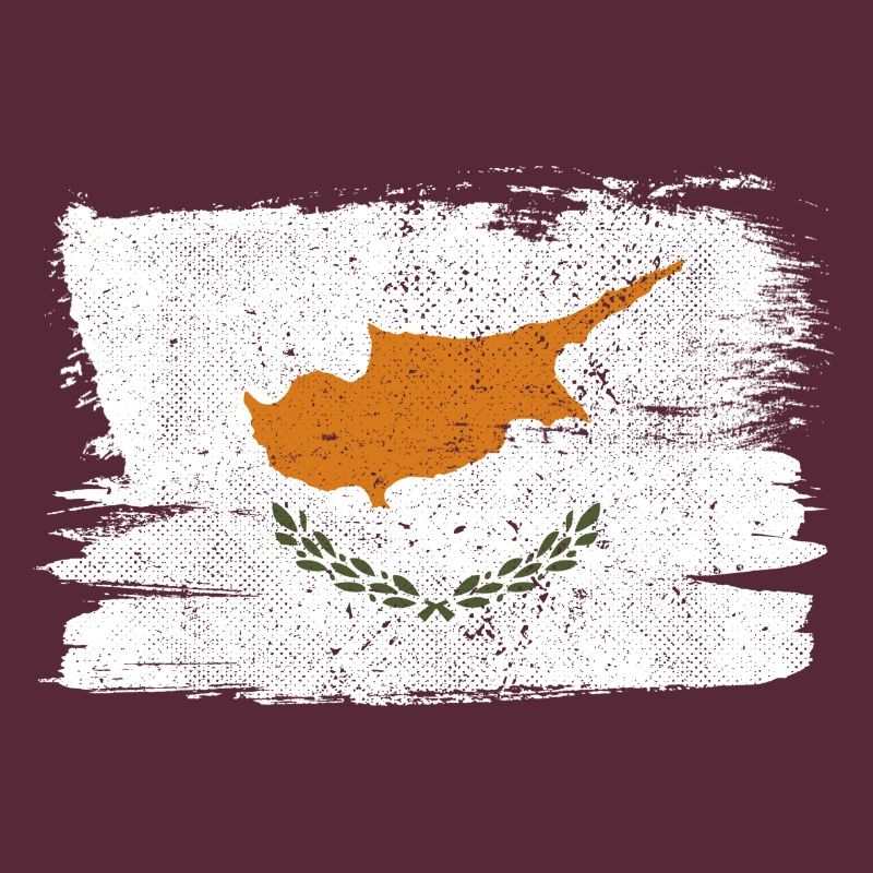 Chypre drapeau drapeau paix Vintage