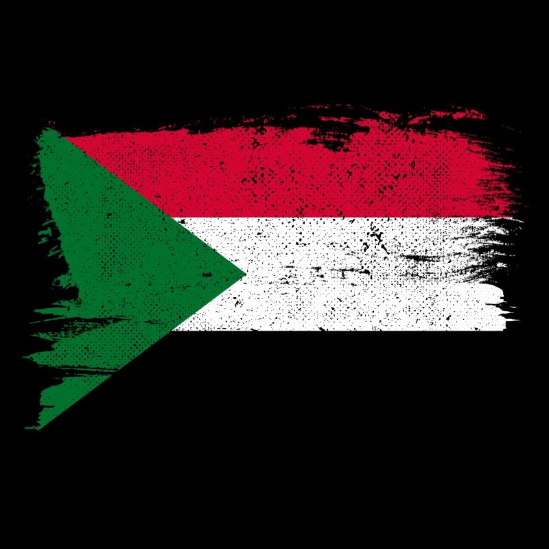 Drapeau du Soudan drapeau paix Vintage