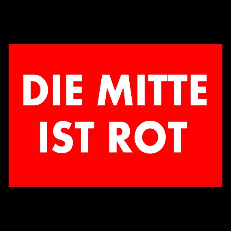 die mitte ist rot