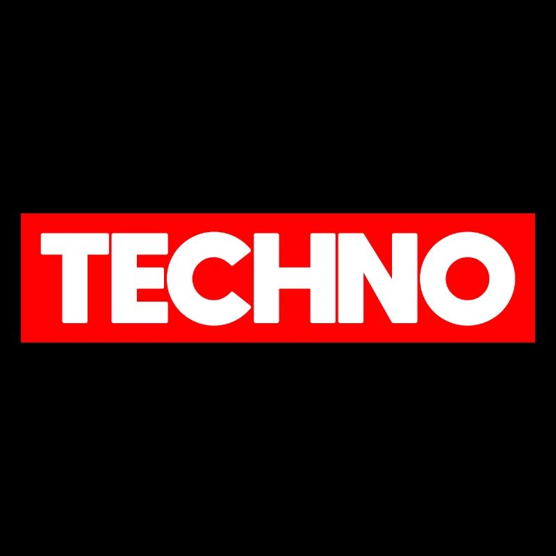 Techno - icône de la musique techno