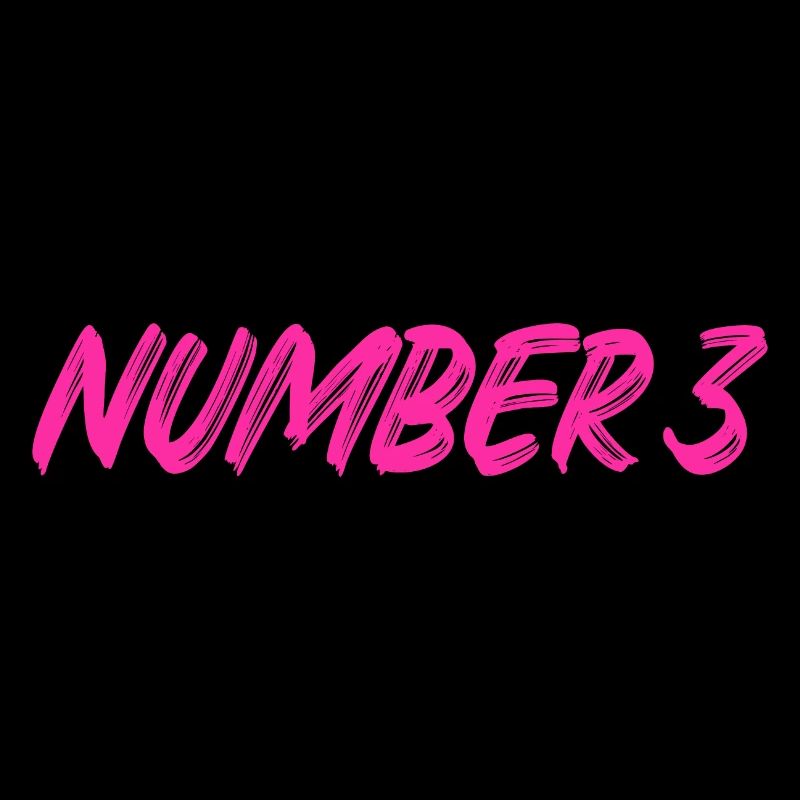 Number 3 - drei - dritter - dritte - 3 - Nummer 3