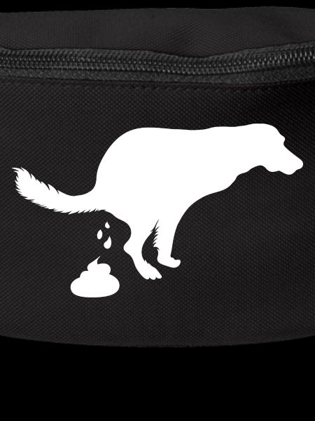 Screaming dog pooping dog