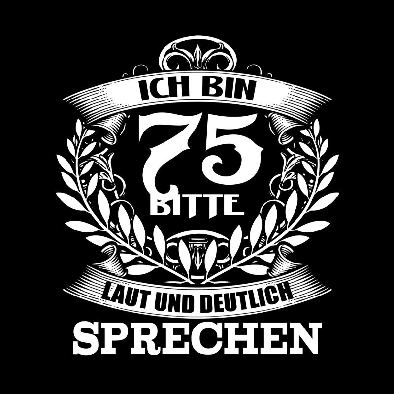 75th birthday - old - according to talk - DE
