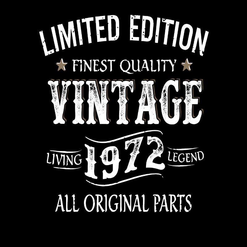 Édition limitée made in 1972 Vintage Original