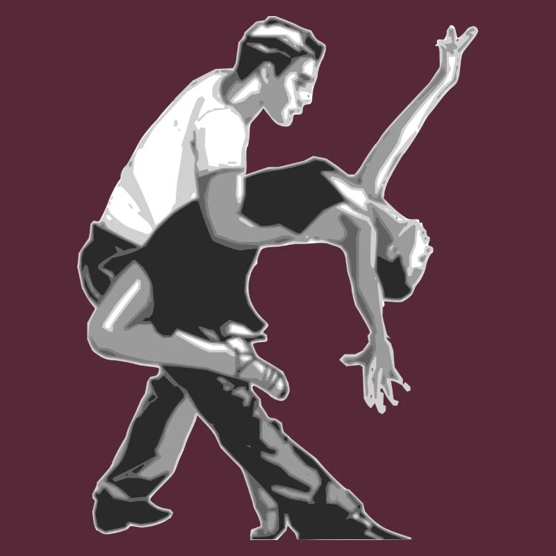Dancer and dancer salsa dance gift