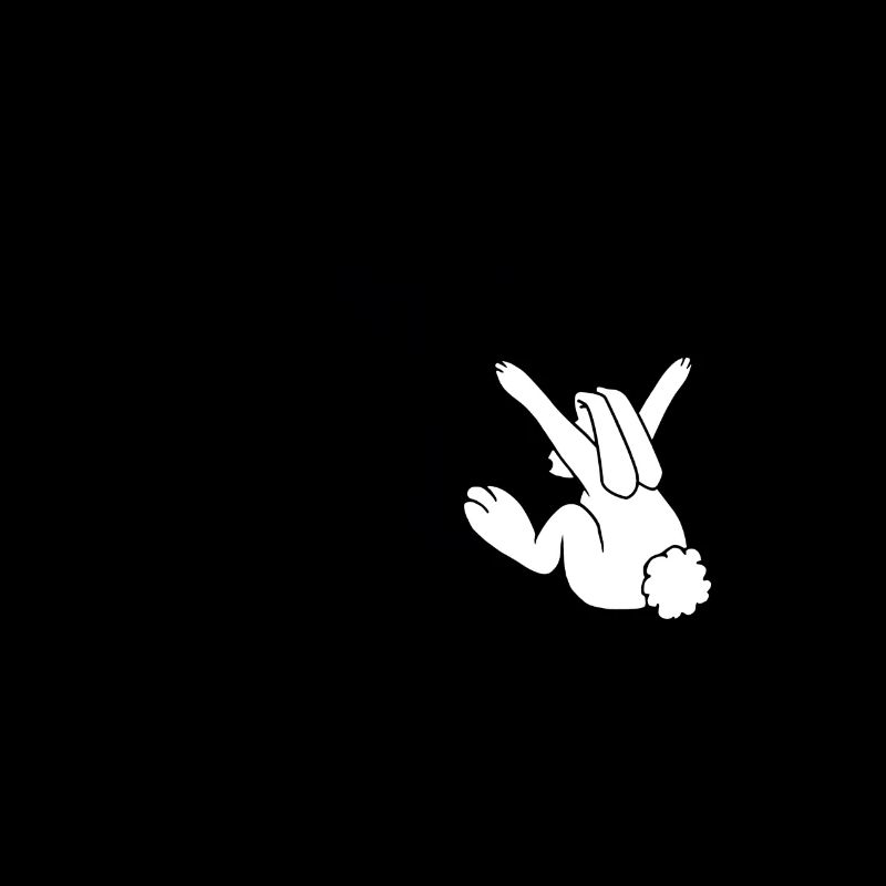Amour de lapin main Ombre