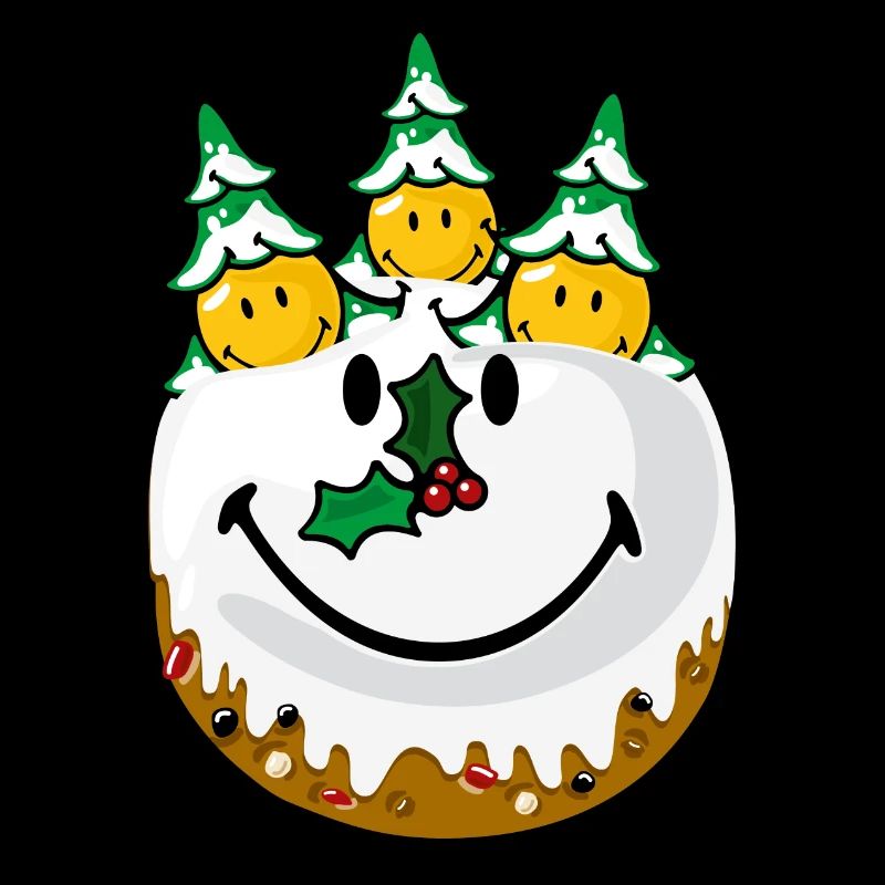 Smiley Christmas Cake