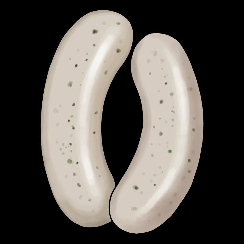 Weisswurst Bavarian breakfast beer tent
