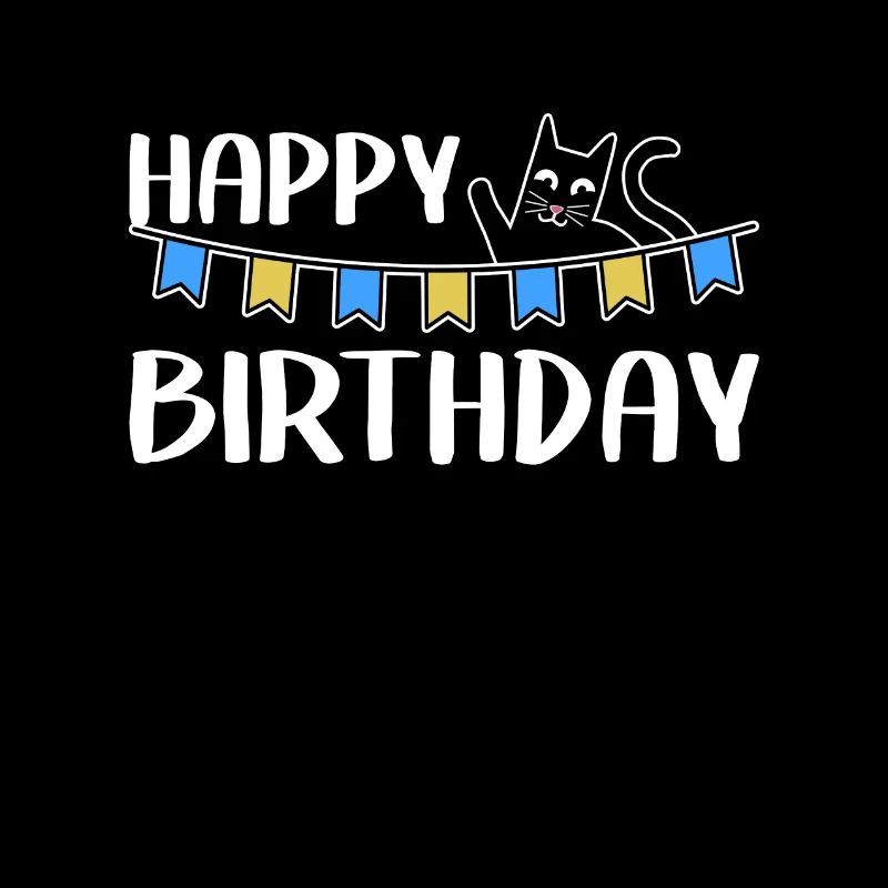 Happy Birthday anniversaire chat sort drôle doux