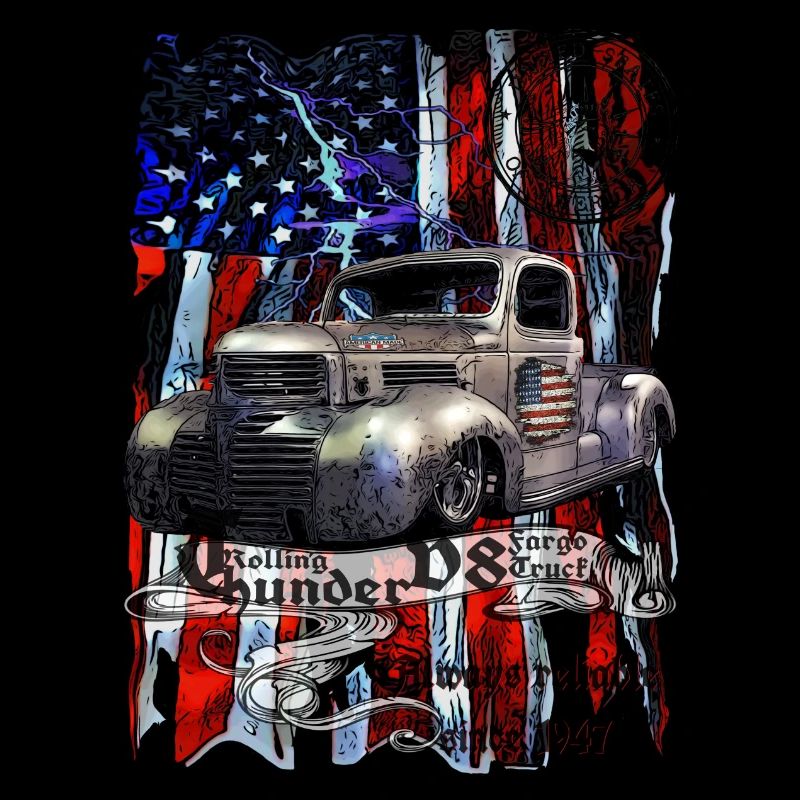 Camionnette Rolling Thunder V8 États-Unis