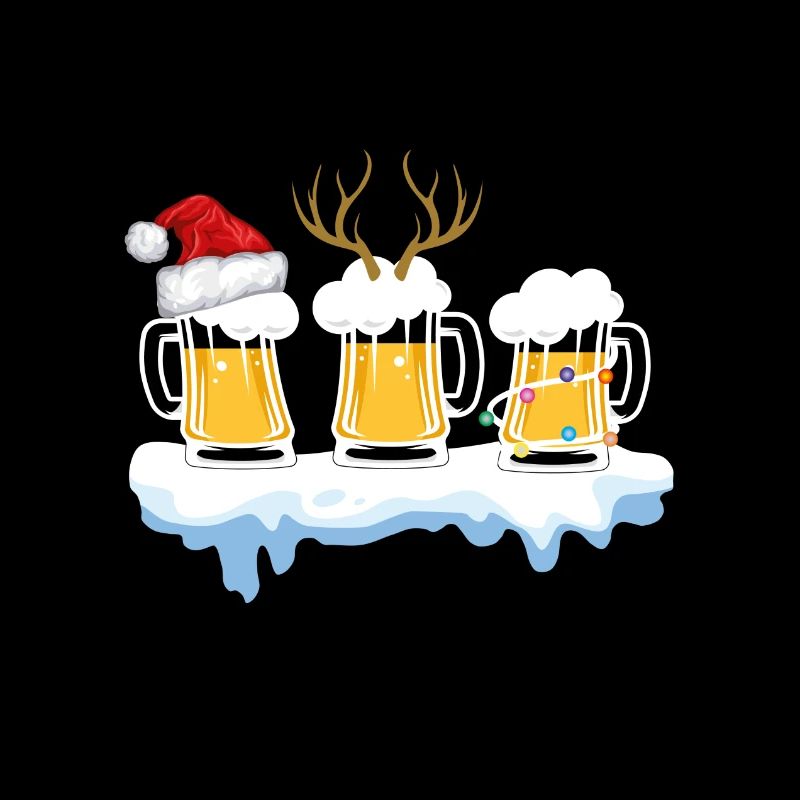 BIER SANTA HAT WEIHNACHTEN
