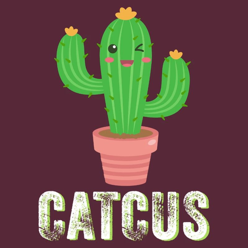Catcus - Cactus drôle, Cactus mignon, Cactus chat