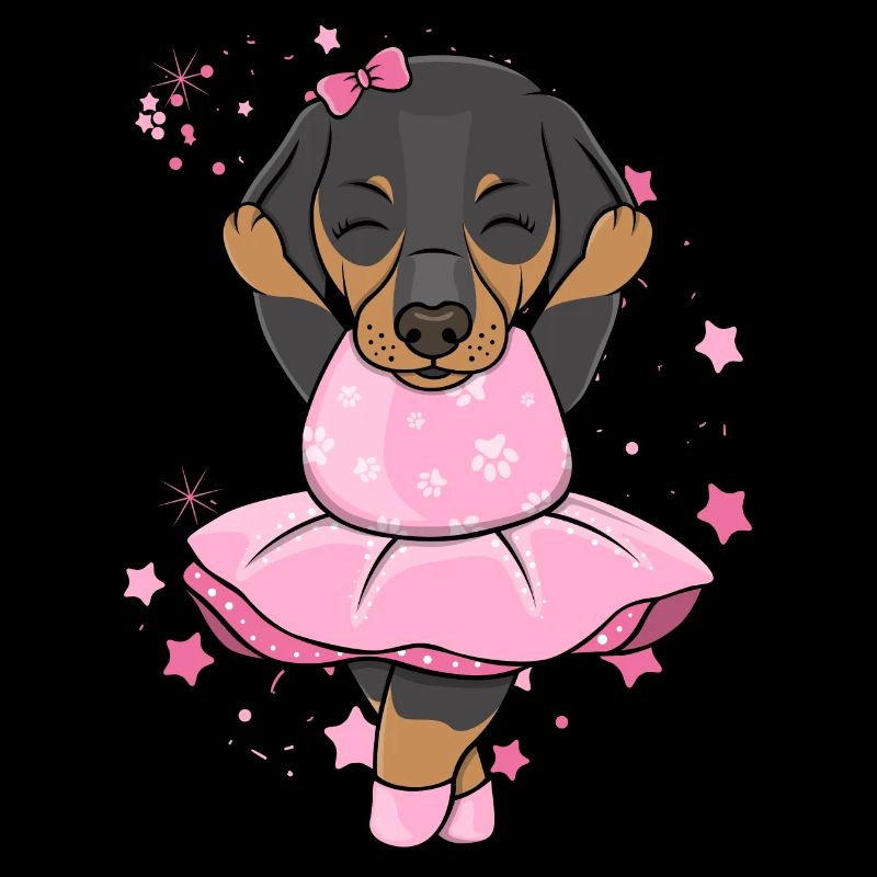 Dackel Ballerina