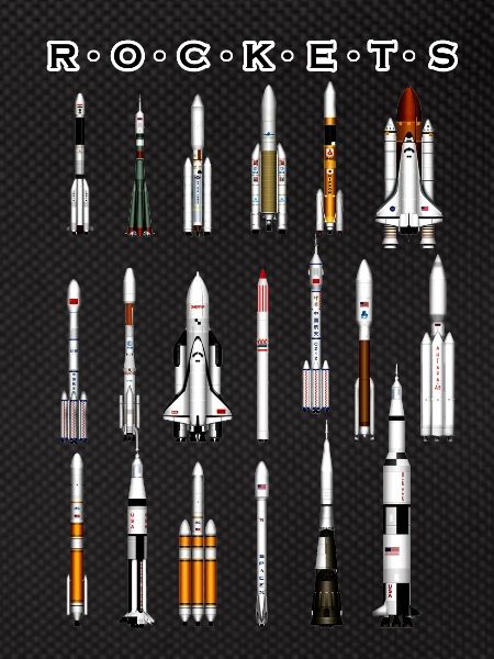 Super fusées spatiales