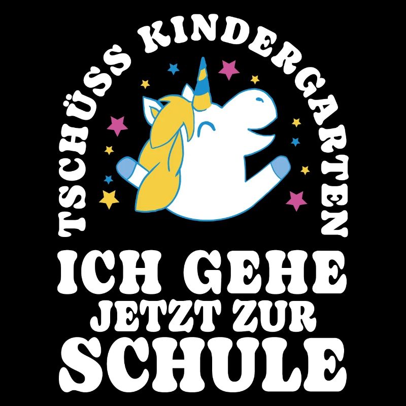 Einschulung Einhorn Tschüss Kindergarten