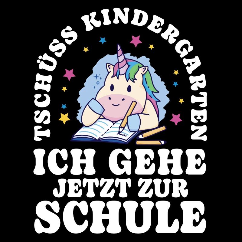 Einschulung Einhorn Tschüss Kindergarten