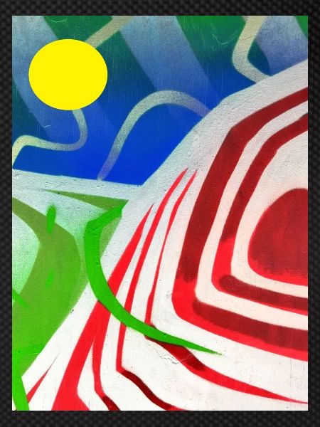 graffiti landscape sunny