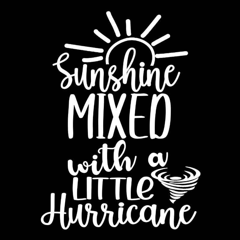 Sunshine Mixed With A Little Hurricane white