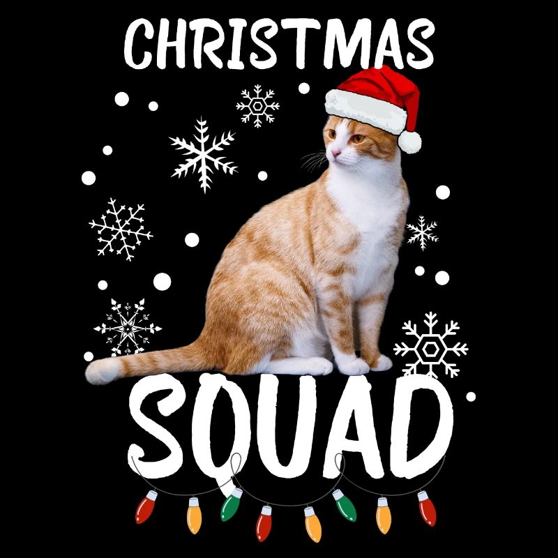Christmas Squad. cat christmas