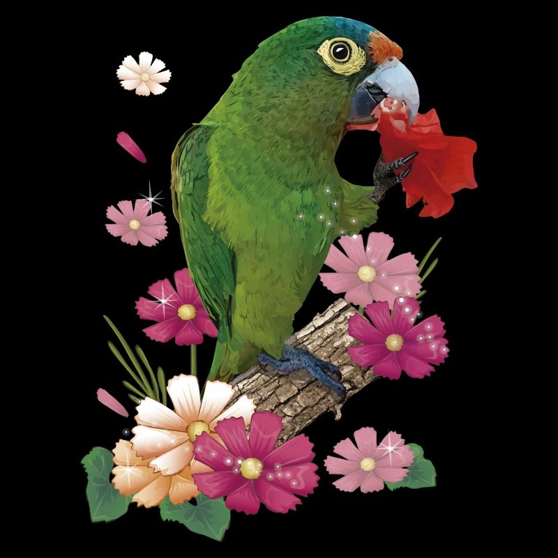 The orange-fronted parakeet