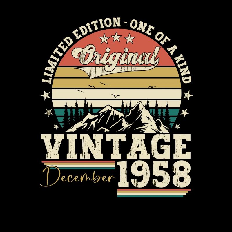 Cadeau original du 64e anniversaire de décembre 1958