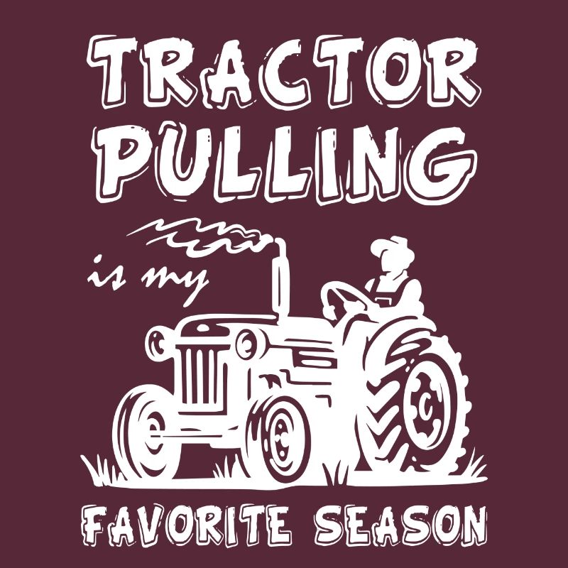 Tractor Pulling Farm Worker