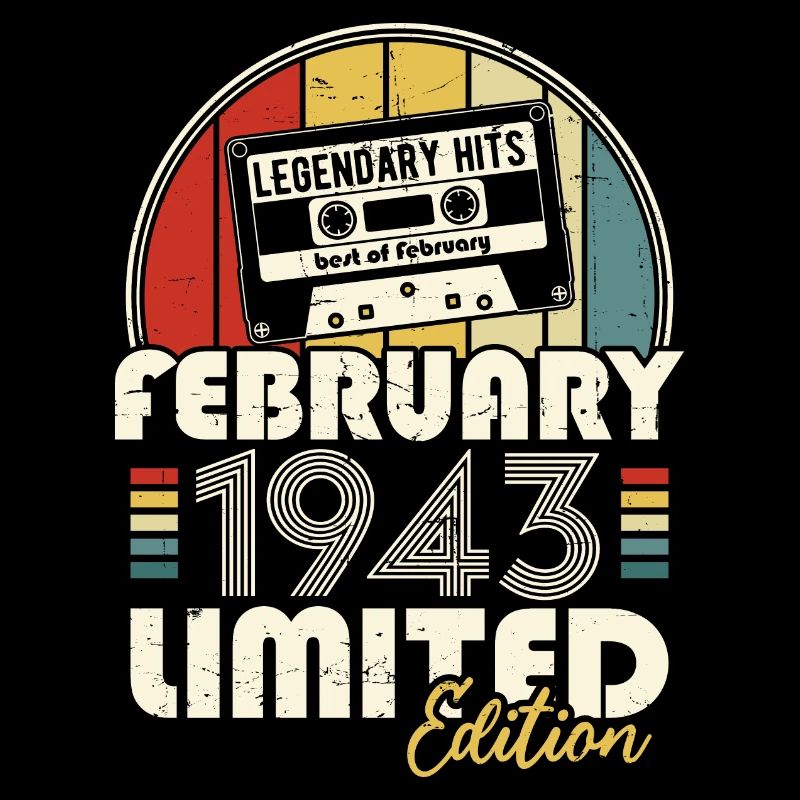 Februar 1943 Vintage Geburtstag Retro Geschenk