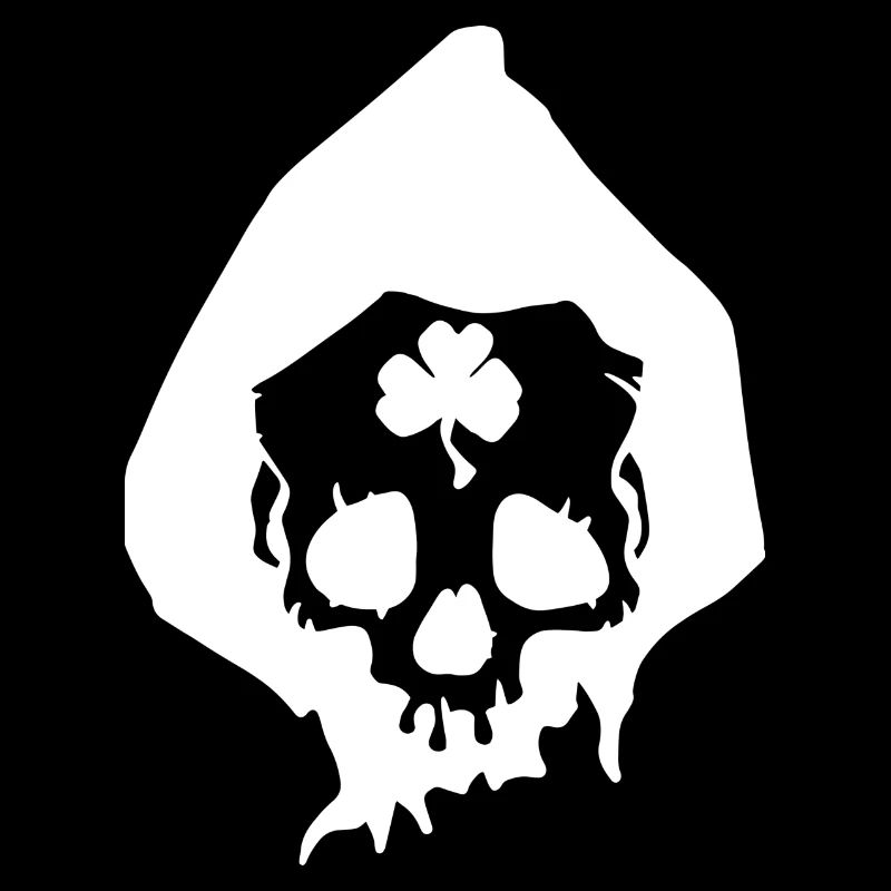 Skull clover Happy St. Patrick's day