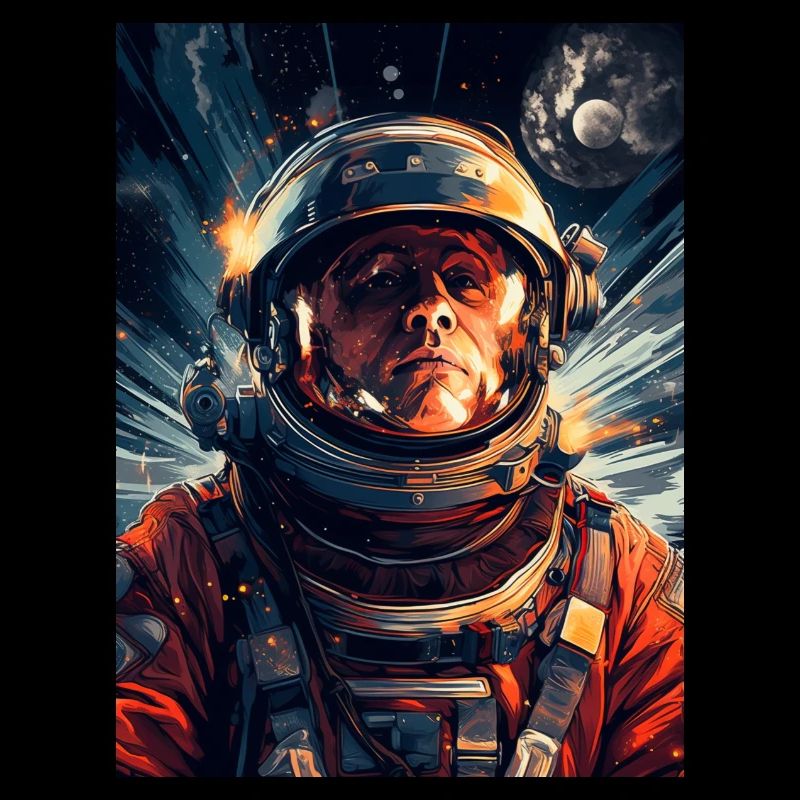 Astronaute de sortie dans l’espace