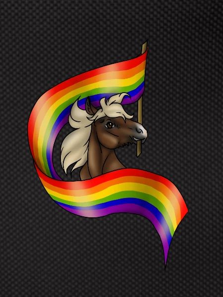 REGENBOGEN - Phoenix mit Prideflag