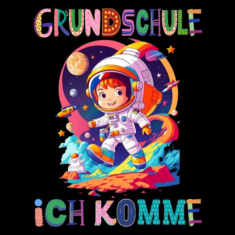 Grundschule - Ich komme / Astronaut Junge