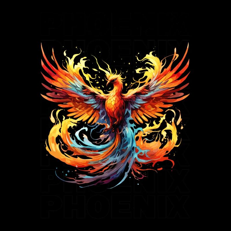 Phoenix Phoenix Fire Flames Mythologie des oiseaux