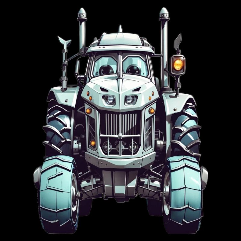 Traktor mit Augen
