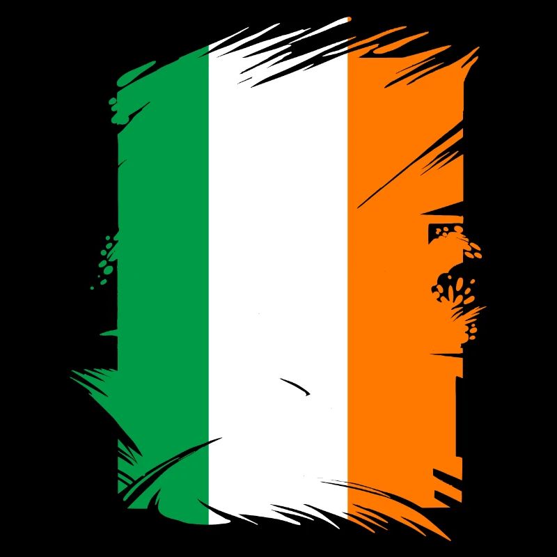 Drapeau de l’Irlande Vintage drapeau irlandais Dublin