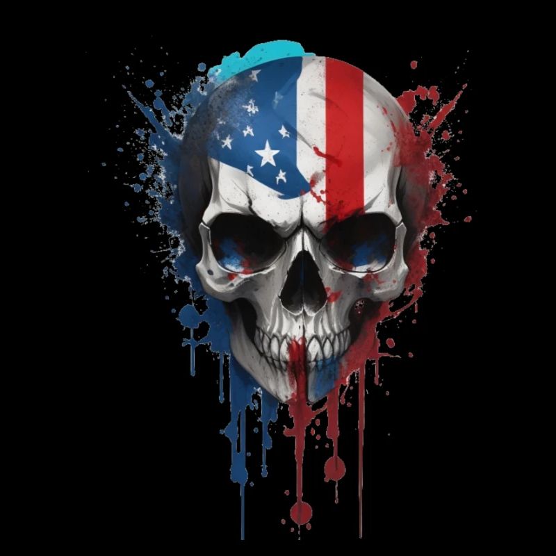 USA skull