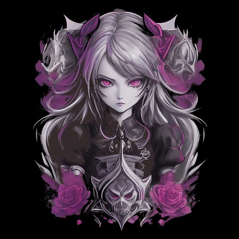 Fille d’anime gothique