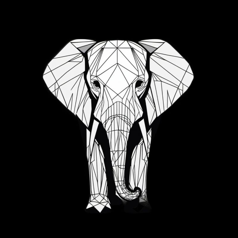Moderner Elefant