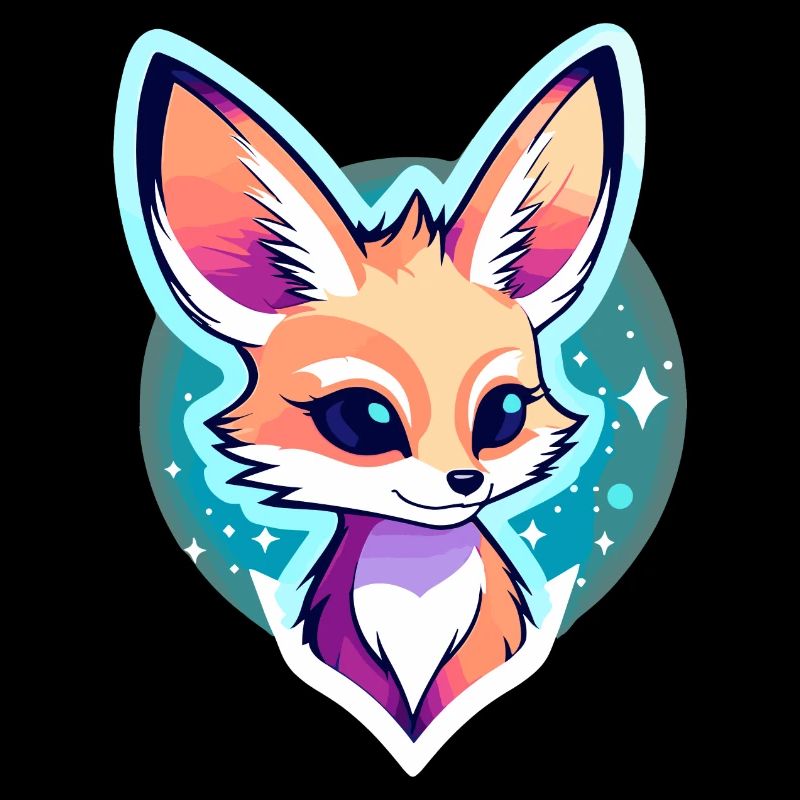 Dessin de Fennec renard du désert