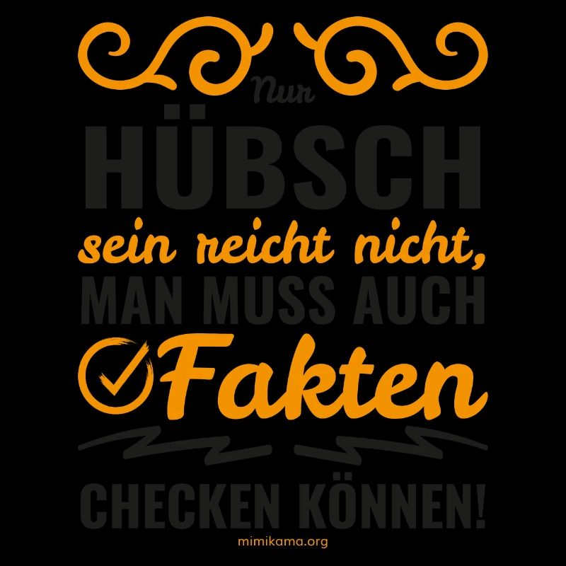 Mimikama Hübsch sein reicht nicht aus