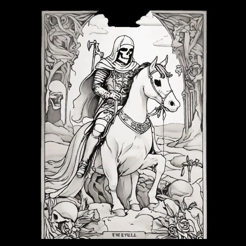 Todesreiter Tarot Illustration