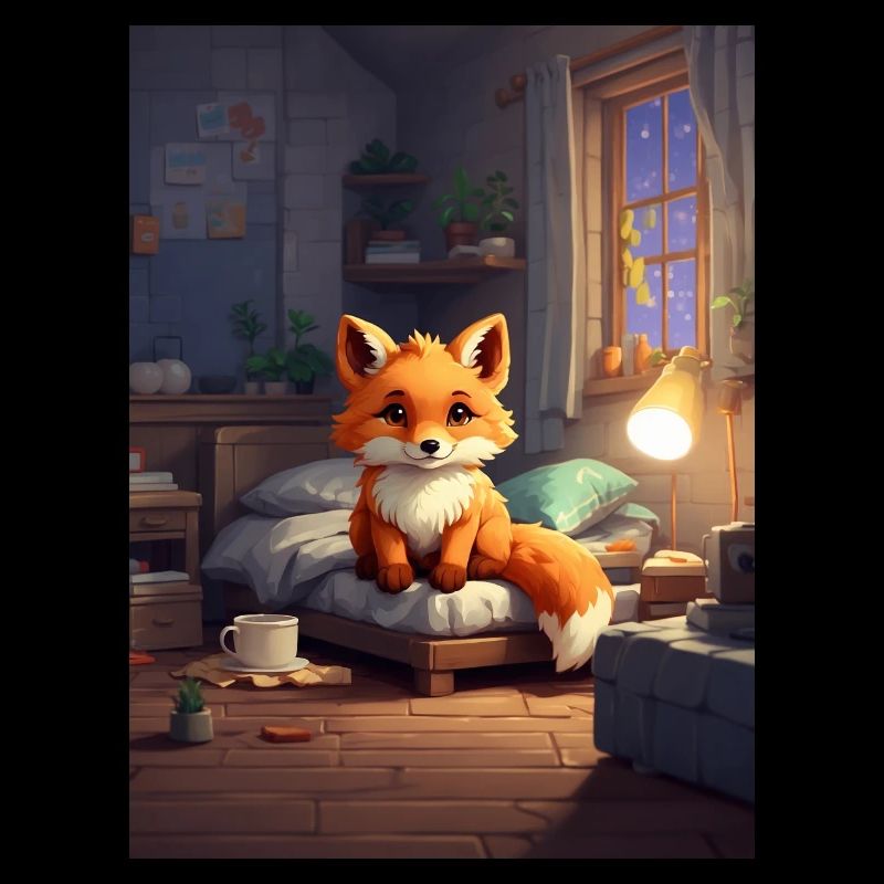 Pixelart cute Fox