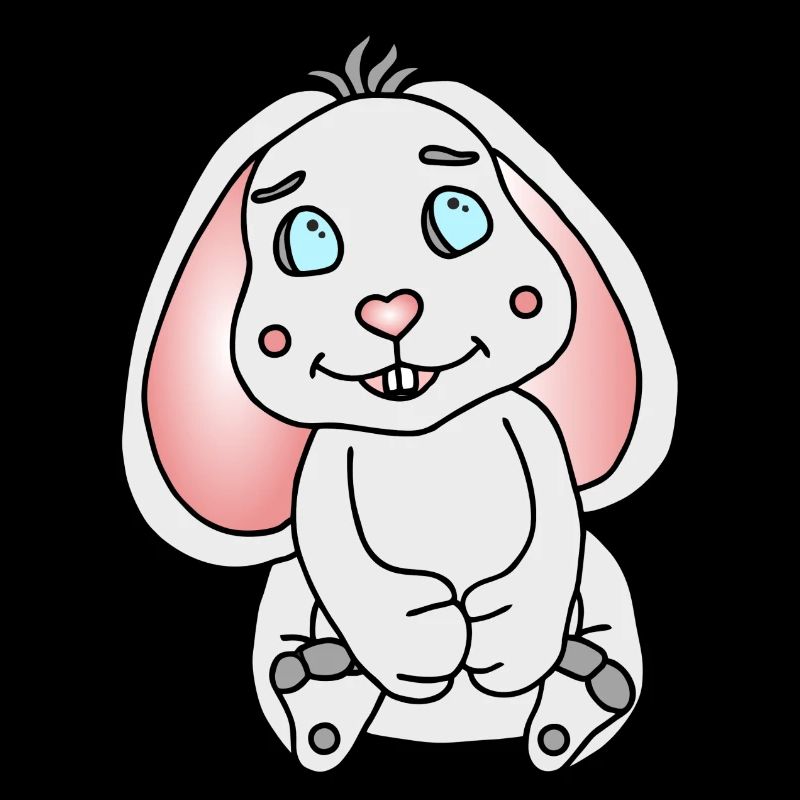 Süßer Hase mit Schlappohren