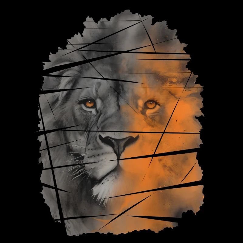 lion face