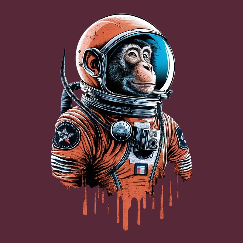 Space monkey explores the universe