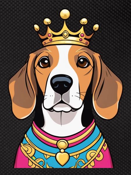 "Crowned Heads" - Beagle