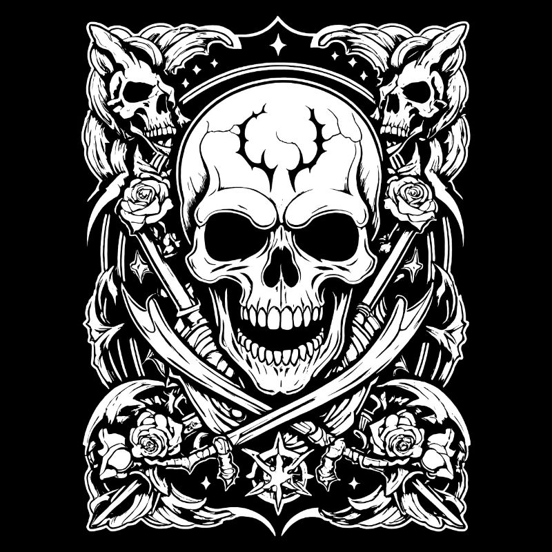 crâne de pirate