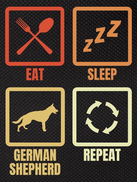 Eat Sleep Shepherd Dog Repeat